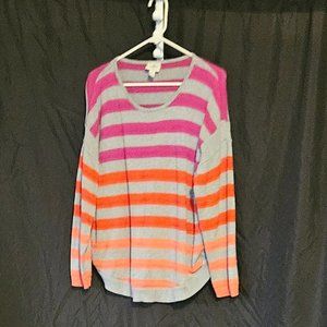 Saint Johns Bay Sweater - Womans XXL - Stripes